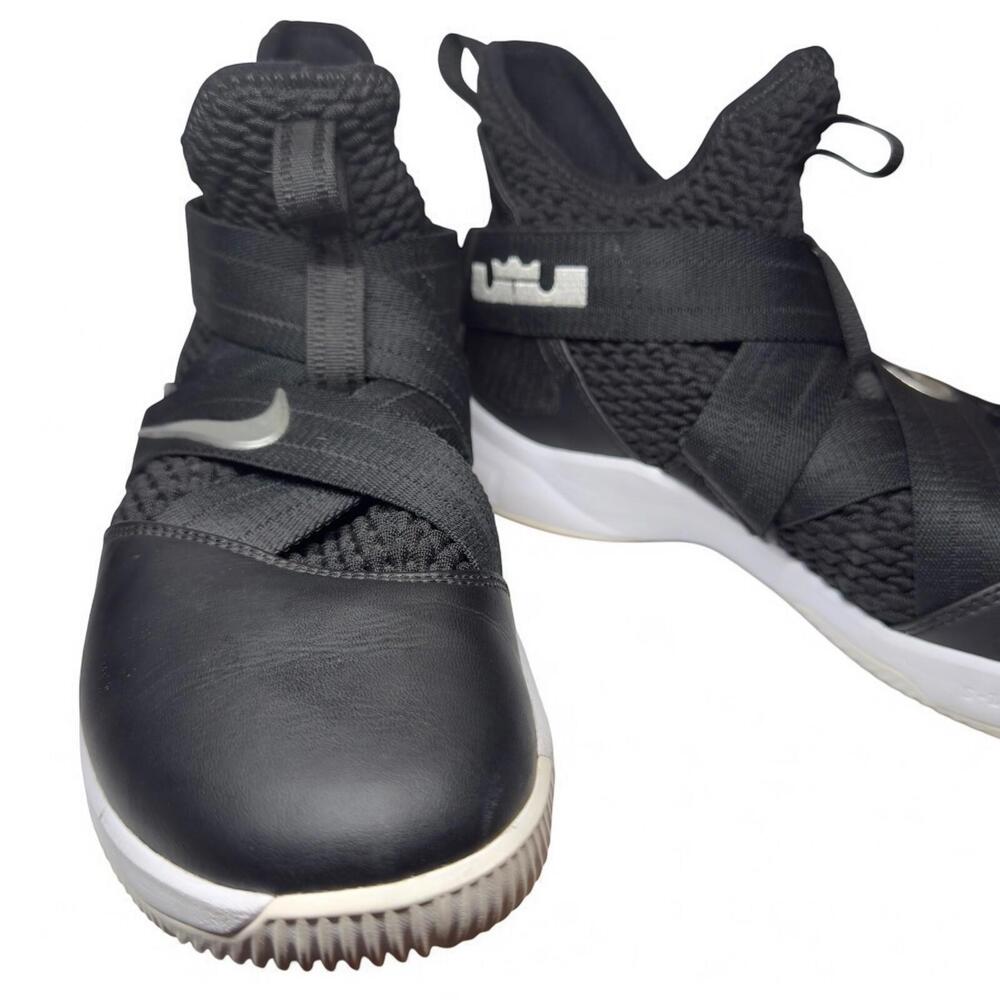 Nike (AT3872-001) LeBron Soldier Black Sneakers Men's Basketball Shoes Size 9.5